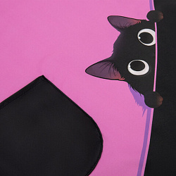 Фартук с нарукавниками для уроков труда BRAUBERG, 1 карман, 46x54 см, "Hidden kitty", 274656
