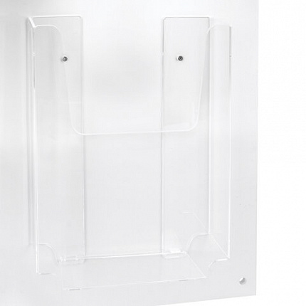 Доска-стенд "Уголок покупателя" (70х80 см), 5 плоских карманов А4 + объемный карман А5, BRAUBERG, 291098