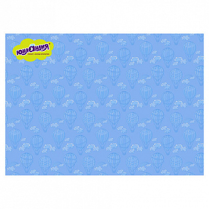 Настольное покрытие ЮНЛАНДИЯ для труда и творческих занятий, ПВХ, "ВОЗДУШНЫЙ ШАР", 50х70 см, 662456