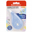Корректирующая лента BRAUBERG PASTEL 5 мм х 12 м, вращающийся наконечник 90°, механизм перемотки, корпус голубой, блистер, 272488
