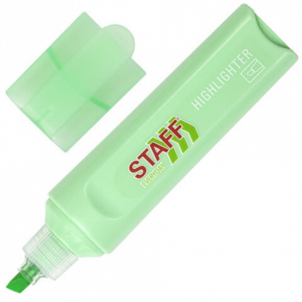 Набор текстовыделителей 12 ЦВЕТОВ, STAFF "EVERYDAY HL-720", 6 неоновых цветов + 6 пастельных цветов, линия 1-5 мм, 152557