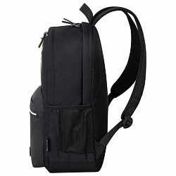 Рюкзак BRAUBERG FASHION CITY универсальный, 2 отделения, "Green Spider", черный, 46х31х15 см, 273839