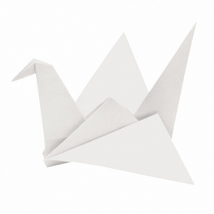 Бумага для оригами и аппликаций 21х21 см, 100 листов, белая, ОСТРОВ СОКРОВИЩ, 666175