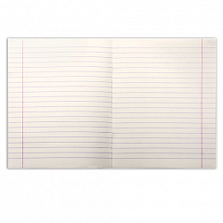 Тетрадь 18 л., ПИФАГОР, линия, офсет №2 ЭКОНОМ, обложка картон 170 г/м2, ОДНОТОННАЯ, 104550