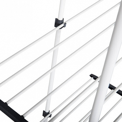 Сушилка напольная для белья раскладная, 3 уровня, 30 метров, на колесах, LAIMA HOME HIGH-RISE, 700472