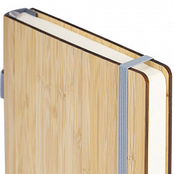Ежедневник недатированный, А5, 145х213 мм, BRAUBERG "Bamboo", резинка-фиксатор, держатель для ручки, 160 л., бамбук, 117137