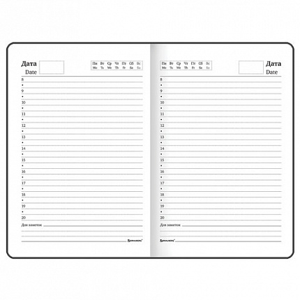 Ежедневник недатированный с резинкой, МАЛЫЙ ФОРМАТ А6 (109х148 мм), BRAUBERG, 128 л., "Розы", 114572