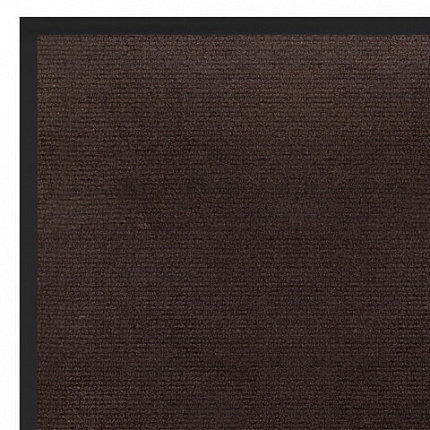 Коврик придверный 40х60 см, КОРИЧНЕВЫЙ, влаго-грязезащитный, 300 г/м2, рубчик, PRIMILA (ПРИМИЛА) STANDARD, 701014