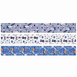 Закладки для книг с магнитом "ВЕРНЫЕ ДРУЗЬЯ", набор 6 шт., блестки, 25x196 мм, ЮНЛАНДИЯ, 111641