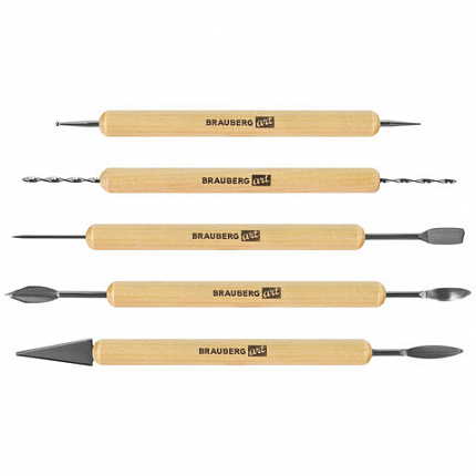 Набор инструментов для лепки и моделирования, 22 шт. в пластиковой тубе, BRAUBERG ART CLASSIC, 271174