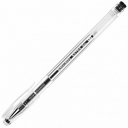 Ручки гелевые BRAUBERG "EXTRA", ЧЕРНЫЕ, НАБОР 4 штуки, узел 0,5 мм, линия 0,35 мм, 143906