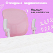 Кресло детское с подставкой для ног BRABIX "Toy MG-205", сетка/ткань TW, розовое, 533151