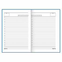 Ежедневник недатированный А5 145х215 мм, ламинированная обложка, 160 л., STAFF, "Россия", 115560