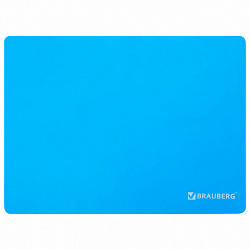 Настольное покрытие BRAUBERG для труда и творческих занятий, силикон, голубое, 30х40 см, 272373