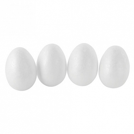 Пенопластовые заготовки для творчества "Эллипсы", 4 шт., 60 мм, ОСТРОВ СОКРОВИЩ, 661354