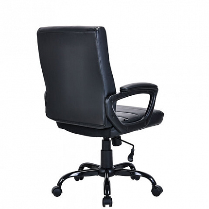 Кресло BRABIX "Win MG-353", кожзаменитель, разборное пятилучие, черное, 532981