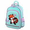 Рюкзак ПИФАГОР SCHOOL, 1 отделение, 3 кармана, "Красная панда", 38x28х14 см, 272083