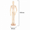 Манекен человека художественный, высота 43 см, натуральное дерево, BRAUBERG ART CLASSIC, 192514