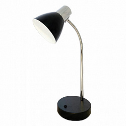 Настольная лампа светильник "Руна" на подставке, цоколь E27, 40 Вт, черный хромированный, 48931