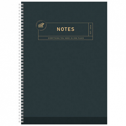 Тетрадь А4 96 л. STAFF College гребень, клетка, офсет №2 ЭКОНОМ, обложка картон, ОДНОТОННАЯ, 405618