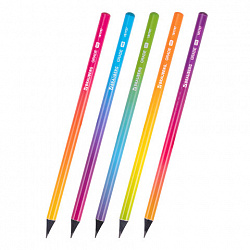 Карандаш чернографитный BRAUBERG "Grade", 1 шт., HB, корпус ассорти, 181757