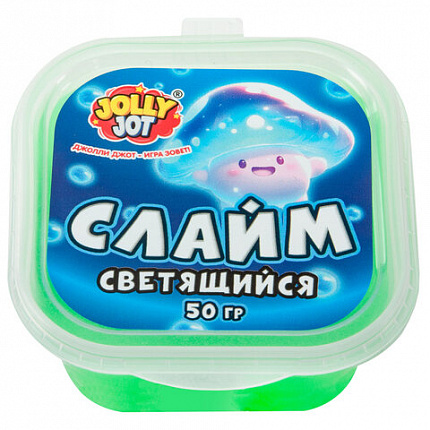 Слайм МИКС, 50 г, АССОРТИ, 8 видов, JOLLY JOT (ДЖОЛЛИ ДЖОТ), 667320