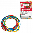 Резинки банковские универсальные диаметром 60 мм, BRAUBERG 1000 г, цветные, натуральный каучук, 440051
