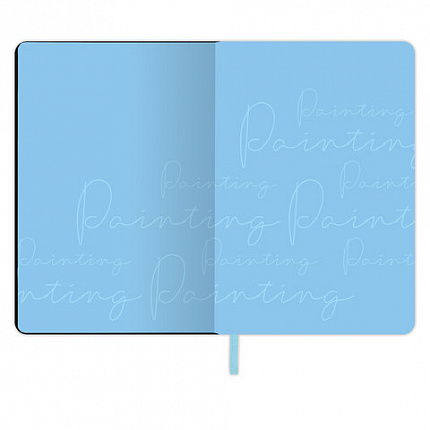 Блокнот А5 (143x210 мм), BRAUBERG VISTA "Pink flowers", под кожу, гибкий, срез фольга, 80 л., 112075