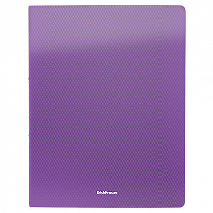 Папка с боковым мет. прижимом ERICH KRAUSE Diamond Vivid, 17мм, до 150 листов, ассорт, 47184