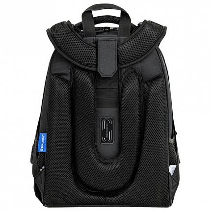 Ранец BRAUBERG SHINY, 2 отделения, с брелком, "Spider attack", СВЕТЯЩИЙСЯ РИСУНОК, 38х28х14 см, 274425