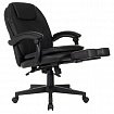 Кресло офисное CH-868N-BF, синхромеханизм, подставка для ног, экокожа, черное, 2018358