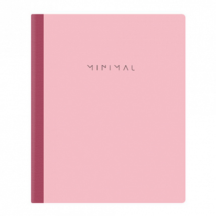 Тетрадь А5 96л. BRAUBERG на сшивке с корешком, клетка, обложка картон, Minimal, 405287