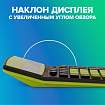 Калькулятор настольный BRAUBERG EXTRA COLOR-12-BKLG (206x155 мм), 12 разрядов, двойное питание, ЧЕРНО-САЛАТОВЫЙ, 250477