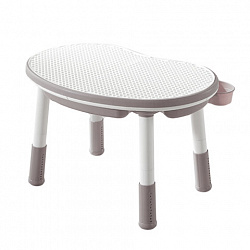 Стол детский трансформер 3 в 1 BRABIX KIDS CT-001, растущий, 2-8 лет, пластик, серый,, 533290