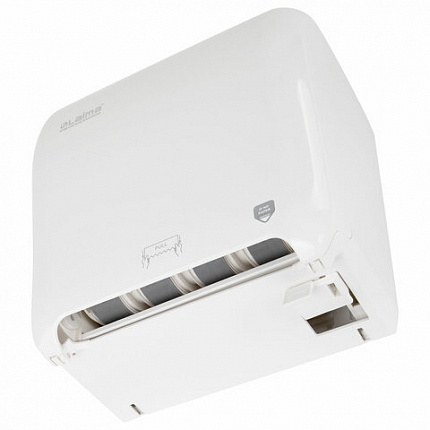 Диспенсер для полотенец в рулонах LAIMA PROFESSIONAL ORIGINAL (Система H1), механический, с автоотрезом листа, ABS-пластик, 605764