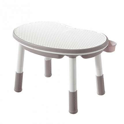 Стол детский трансформер 3 в 1 BRABIX KIDS CT-001, растущий, 2-8 лет, пластик, серый,, 533290