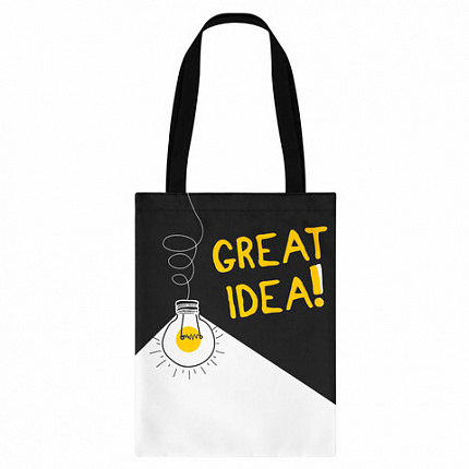 Сумка шоппер, полиэстер, 31х39 см, АССОРТИ, СШР-1