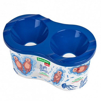 Стакан-непроливайка двойной с рисунком, ассорти, BRAUBERG KIDS, 192740