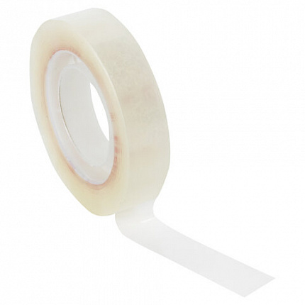 Клейкие ленты 12 мм х 33 м канцелярские BRAUBERG, комплект 12 шт., прозр., гарант. длина, 223123