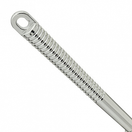 Ершик для унитаза с подставкой, маталл + пластик, хромированный, LAIMA, 607426