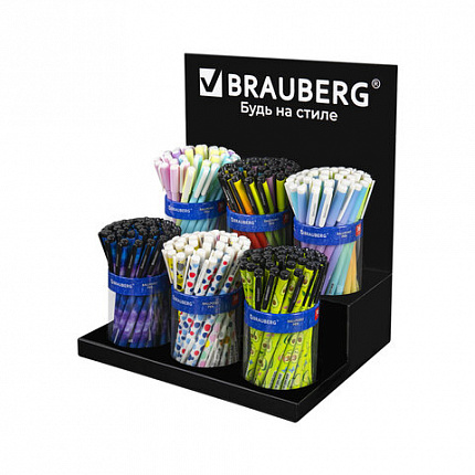 Подставка под ручки и карандаши в тубах BRAUBERG, металл, 6 отделений, 32x30x21 см