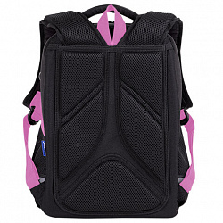 Ранец BRAUBERG LIGHT, 1 отделение, с брелком, "Chic bow", 36х26х13 см, 274386