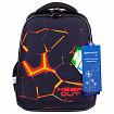 Ранец BRAUBERG FIT, 2 отделения, "Лава", 38х27х14 см, 270617
