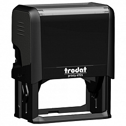Оснастка для штампа, оттиск 75х38 мм, синий, TRODAT 4926 P4, корпус черный, подушка, 174048