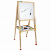 Мольберт растущий для мела/магнитно-маркерный 38х37 см, BRAUBERG KIDS, максимальная высота 106 см, 238148