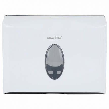 Диспенсер для полотенец бытовой LAIMA HOME (Система H2), Z-сложения, белый, ABS, 609108