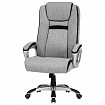 Кресло BRABIX PREMIUM "Regular EX-554", пружинный блок, ткань, серое/черные вставки, 533205