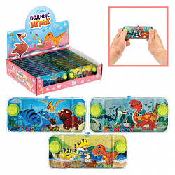 Водный тетрис колечки 15,5х7х2 см, АССОРТИ, дисплей, 1TOY, Т24409