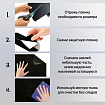 Доска-пленка меловая самоклеящаяся в рулоне, ЧЕРНАЯ, 90х200 см, 5 мелков и салфетка, BRAUBERG, 237839