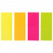 Закладки клейкие неоновые BRAUBERG бумажные, 50х20 мм, 200 штук (4 цвета х 50 листов), 111363